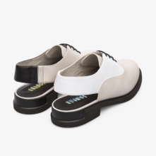 Camper Twins Womens Formal Shoes US-06000 Black / White Online Shop